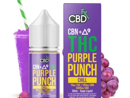 CBN + Delta-9 THC Vape Juice: Purple Punch